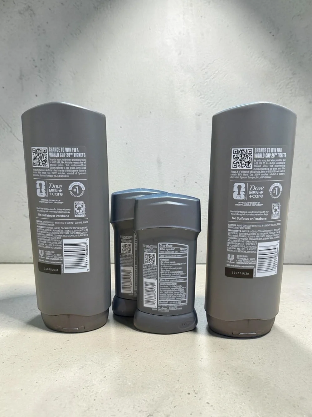 Dove 4x lot